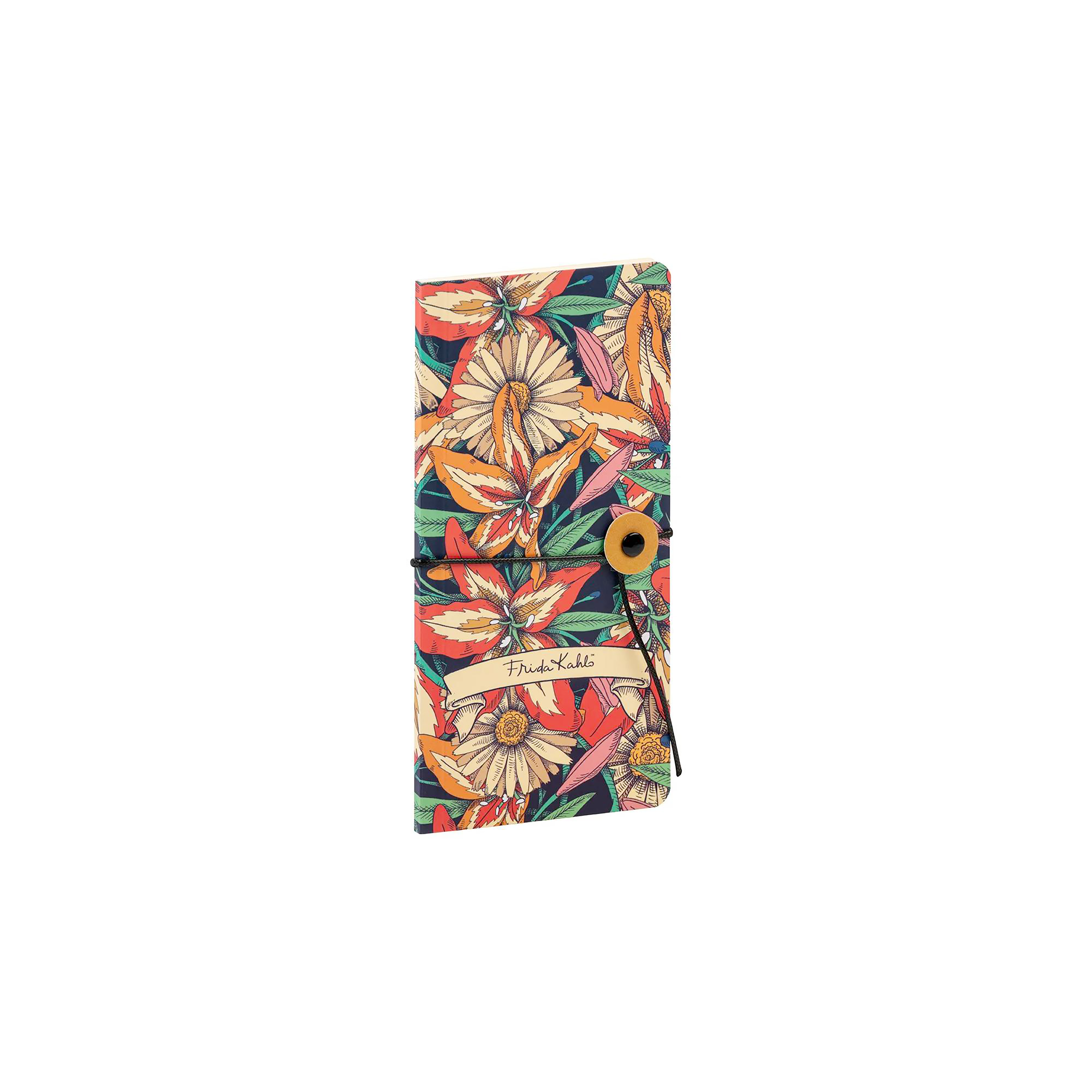 Carnet de notes Frida Kahlo vierge assortis slim 80 pages 9 x 18 cm