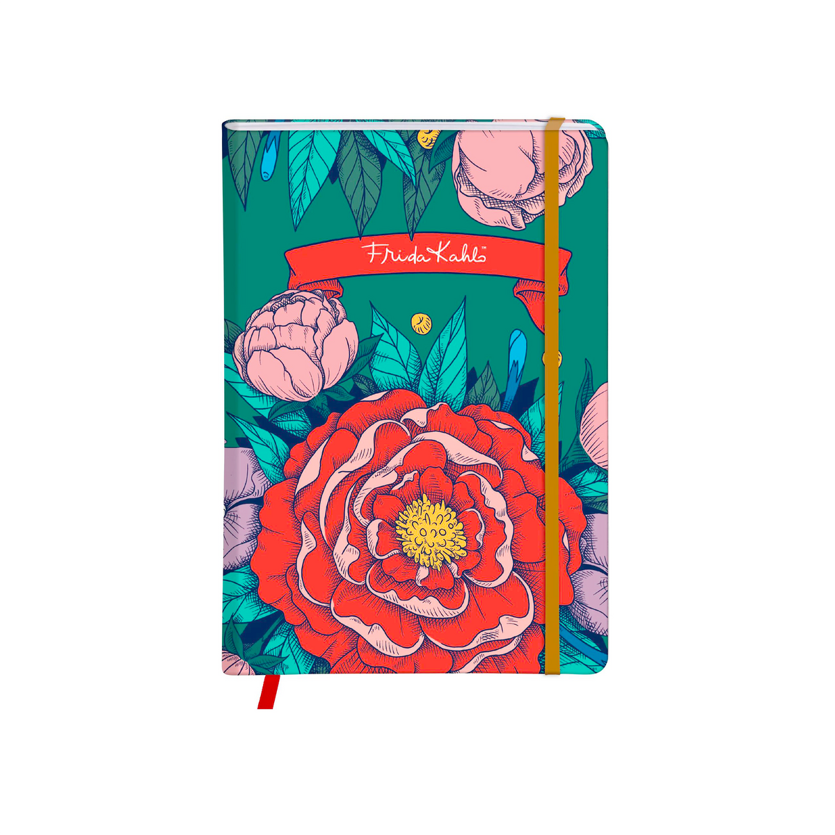 Carnet de notes Frida Kahlo ligné assortis rembordé rigide 160 pages A5 (14,7 x 20, 8 cm) - CLAIREFONTAINE