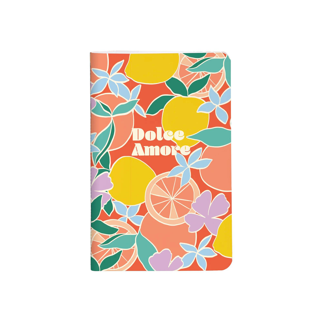 Carnet de notes Dolce Amore vierge assortis cousu 48 pages 7,5 x 12 cm