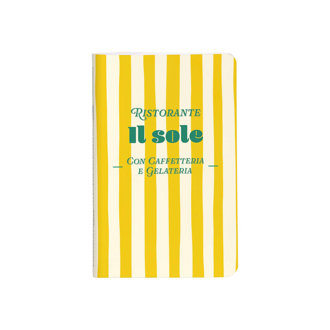 Carnet de notes Dolce Amore vierge assortis cousu 48 pages 7,5 x 12 cm