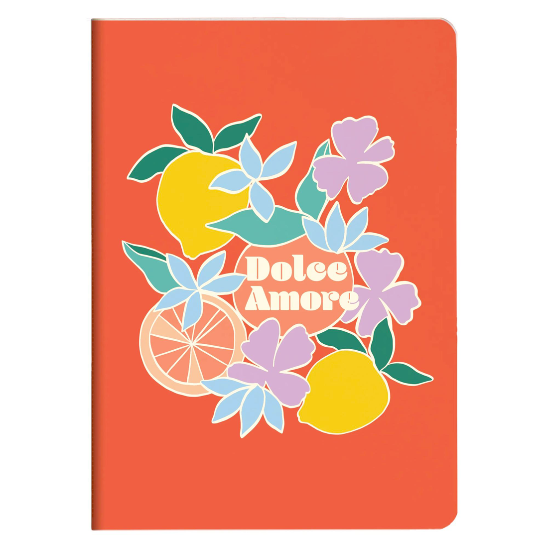 Carnet de notes Dolce Amore ligné assortis cousu 64 pages  A5 14,8 x 21 cm