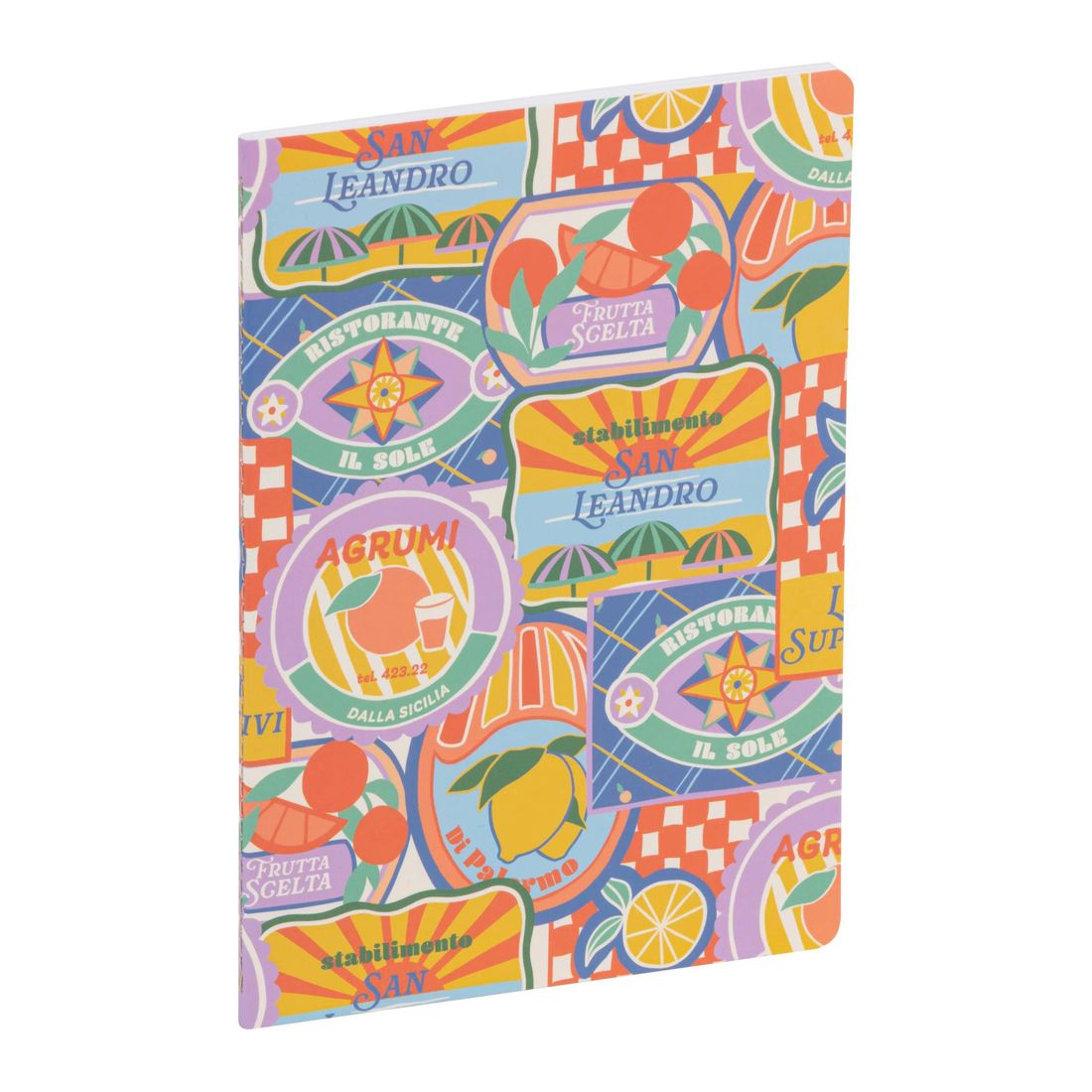 Carnet de notes Dolce Amore ligné assortis cousu 64 pages  A5 14,8 x 21 cm
