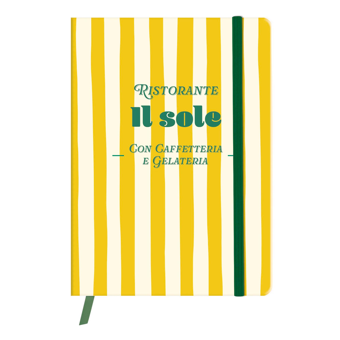 Carnet de notes Dolce Amore vierge assortis brochure souple, marque page, fermeture élastique,  128
