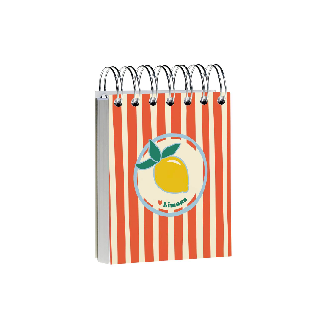 Bloc notes Dolce Amore vierge assortis reliure intégrale en tête 160 feuilles 9 x 11 cm