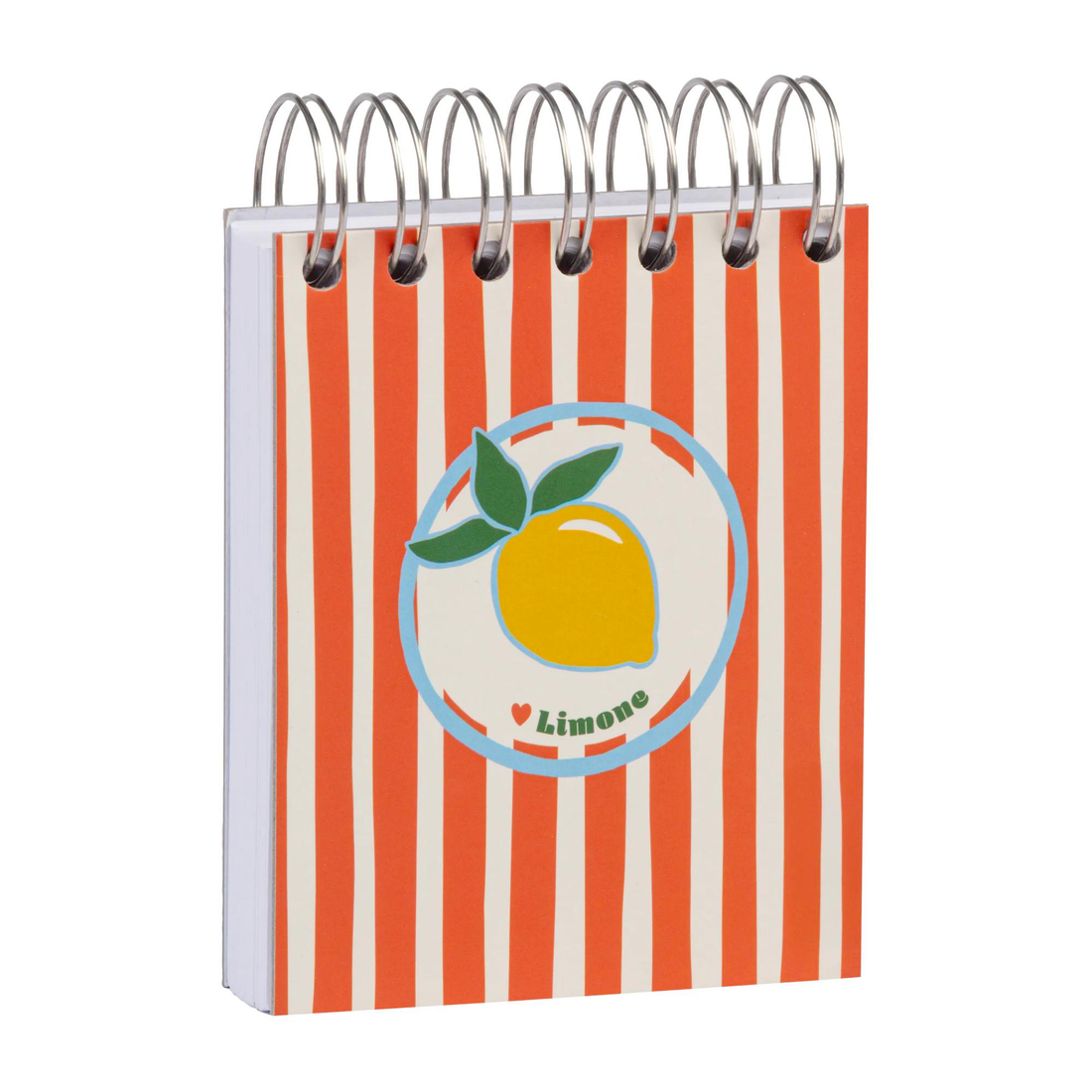 Bloc notes Dolce Amore vierge assortis reliure intégrale en tête 160 feuilles 9 x 11 cm