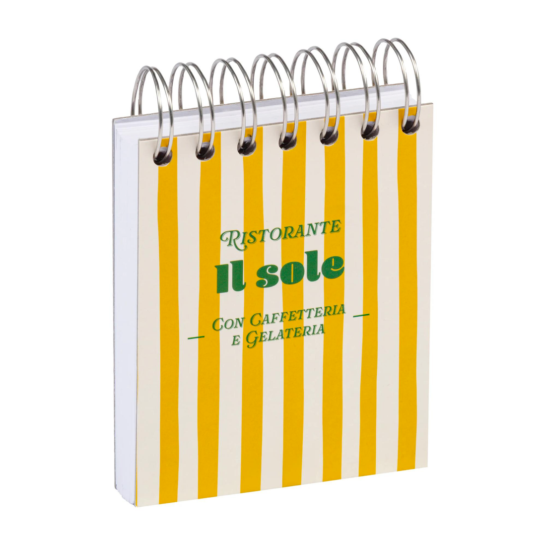Bloc notes Dolce Amore vierge assortis reliure intégrale en tête 160 feuilles 9 x 11 cm