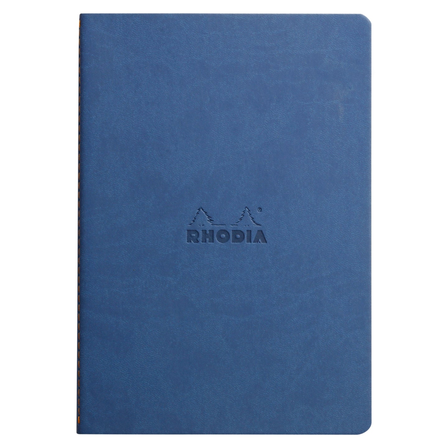 Cahier dos cousu ligné -bleu saphir-  A5. 64 pages (14.8x21cm) RHODIA