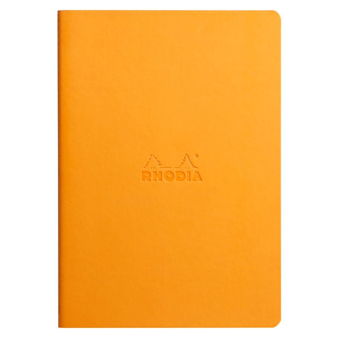 Rhodiarama Cahier  Dos Cousu Ligné 5,5X8,5 Orange RHODIA