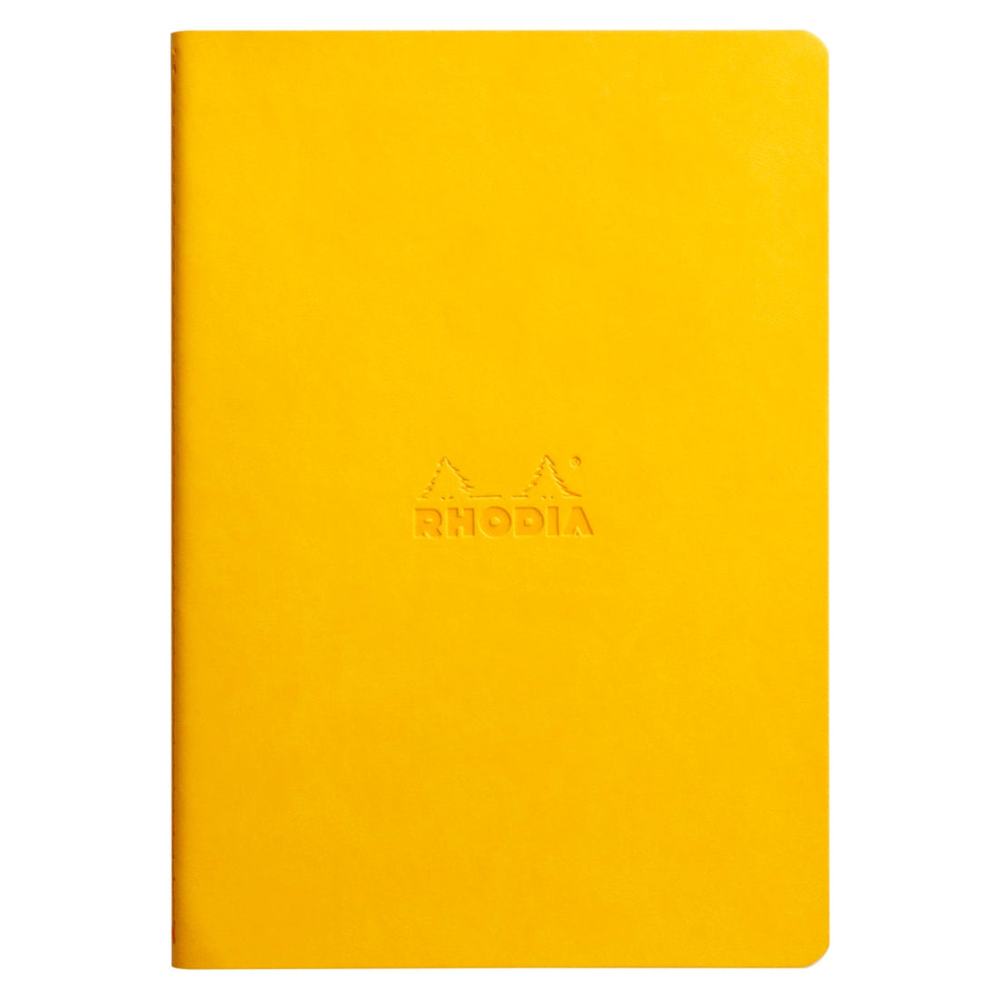 Rhodiarama Cahier  Dos Cousu Ligné 5,5X8,5 Jonquille Yell RHODIA