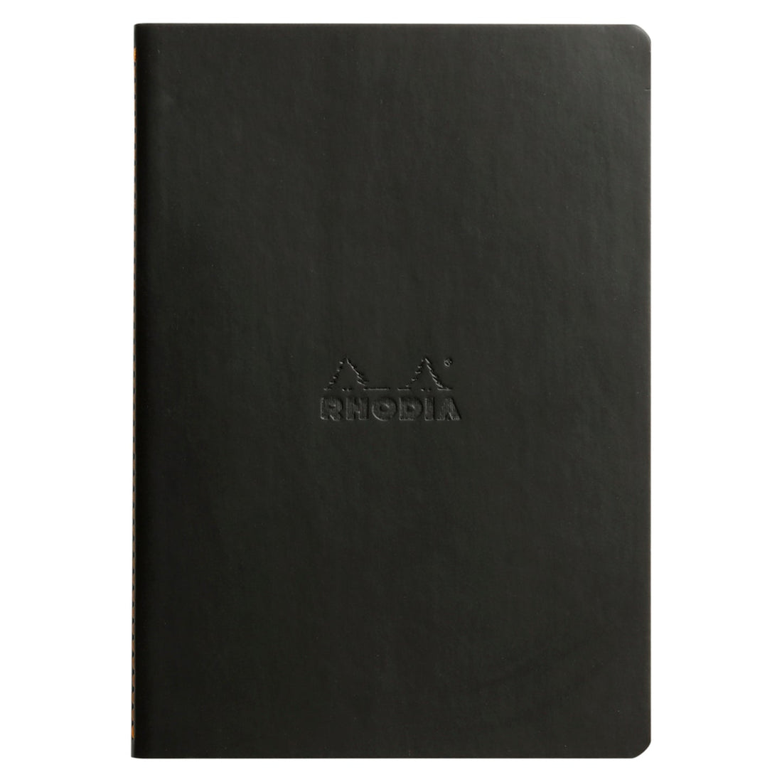Cahier dos cousu dot -noir-  A5. 64 pages (14.8x21cm) RHODIA