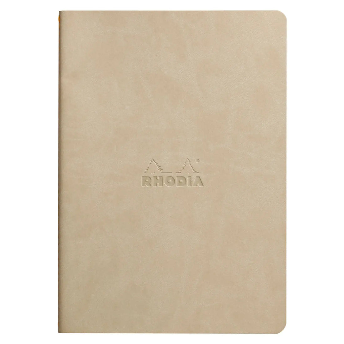Cahier dos cousu dot -beige-  A5. 64 pages (14.8x21cm) RHODIA
