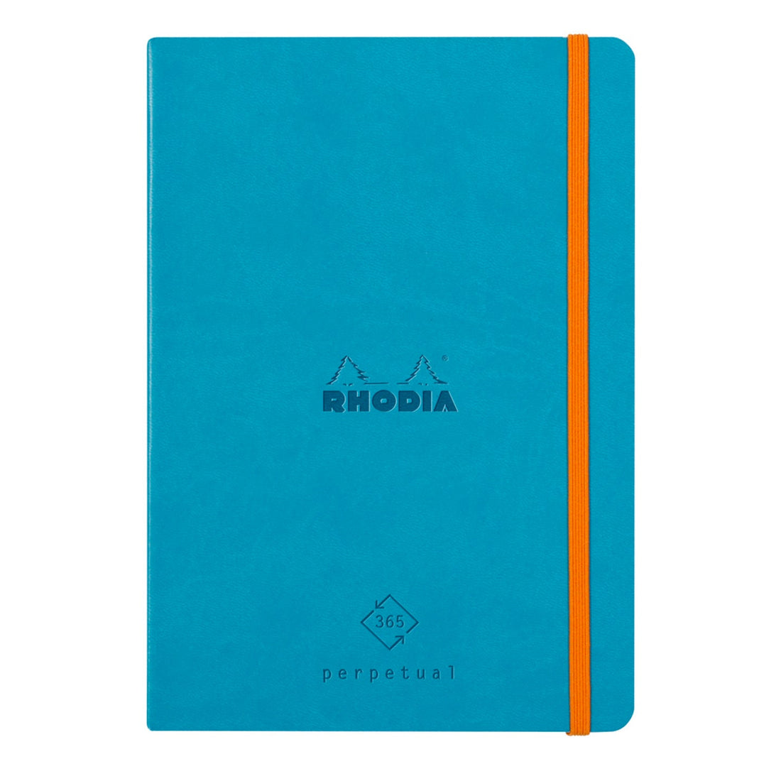 Rhodiarama Agenda Perpétuel 90G. 64S. 5.75X8.25-Turquoise RHODIA