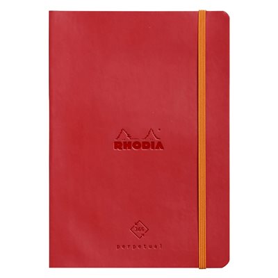 Rhodiarama Agendas Perpétuel A5 90G. 128P. Coquelicot RHODIA