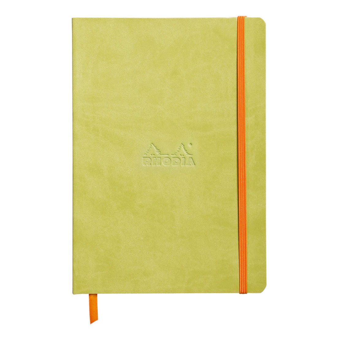 Rhodiarama Couverture Souple Lignée 4X5.75 Vert Anis RHODIA