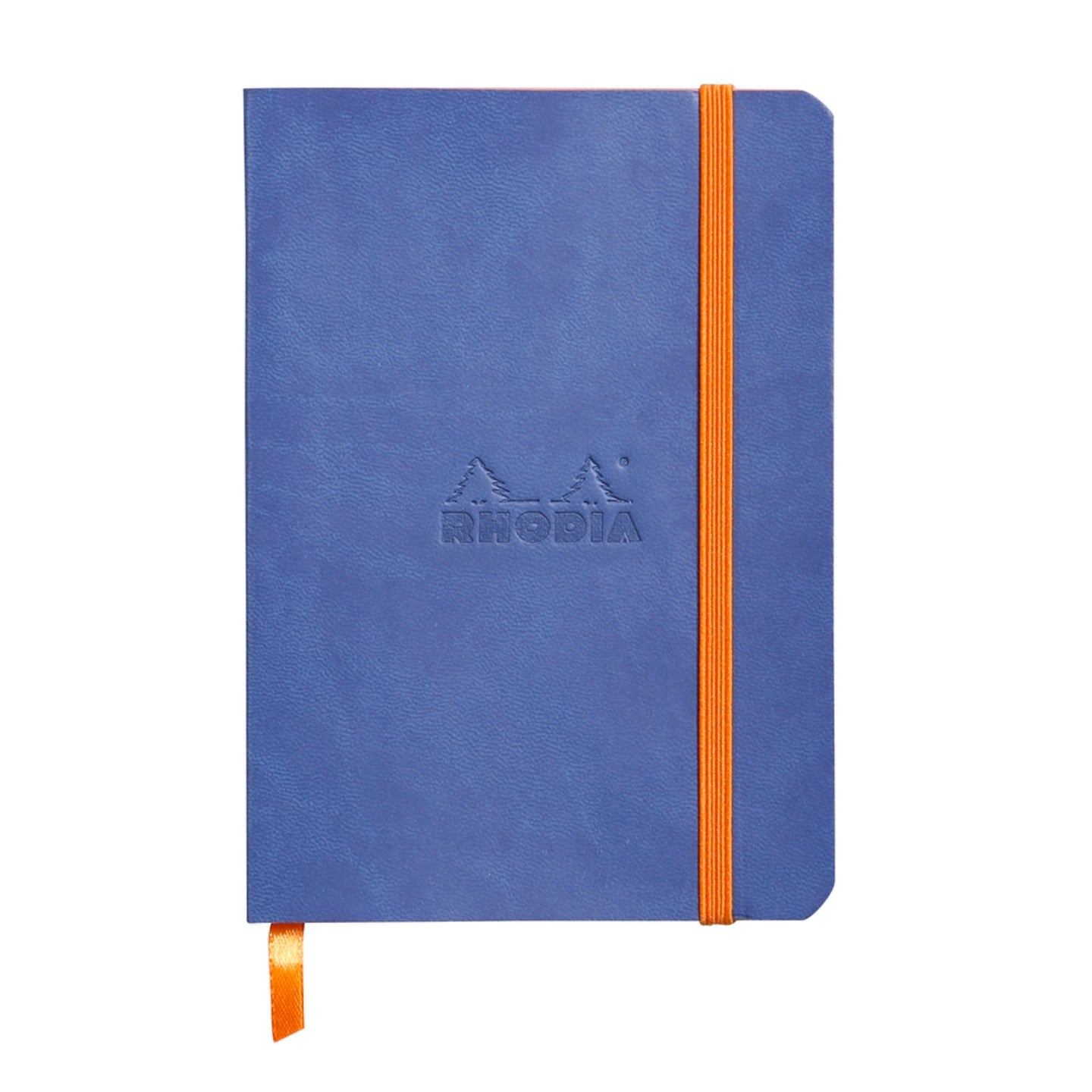Carnet souple ligné -bleu saphir- A6. 144 pages (10.5x14.8cm) RHODIA