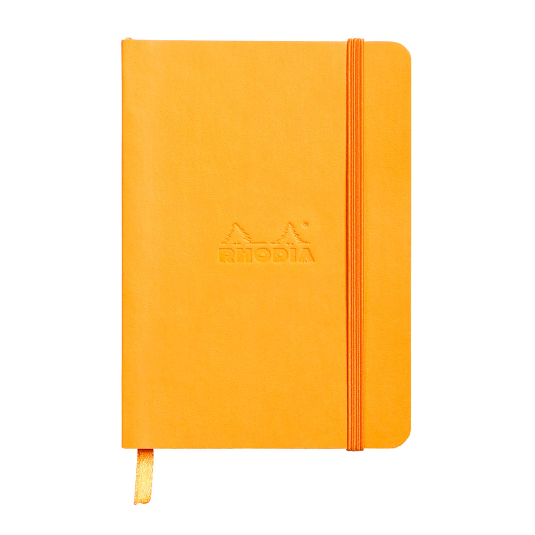 Carnet souple ligné -orange- A6. 144 pages (10.5x14.8cm) RHODIA