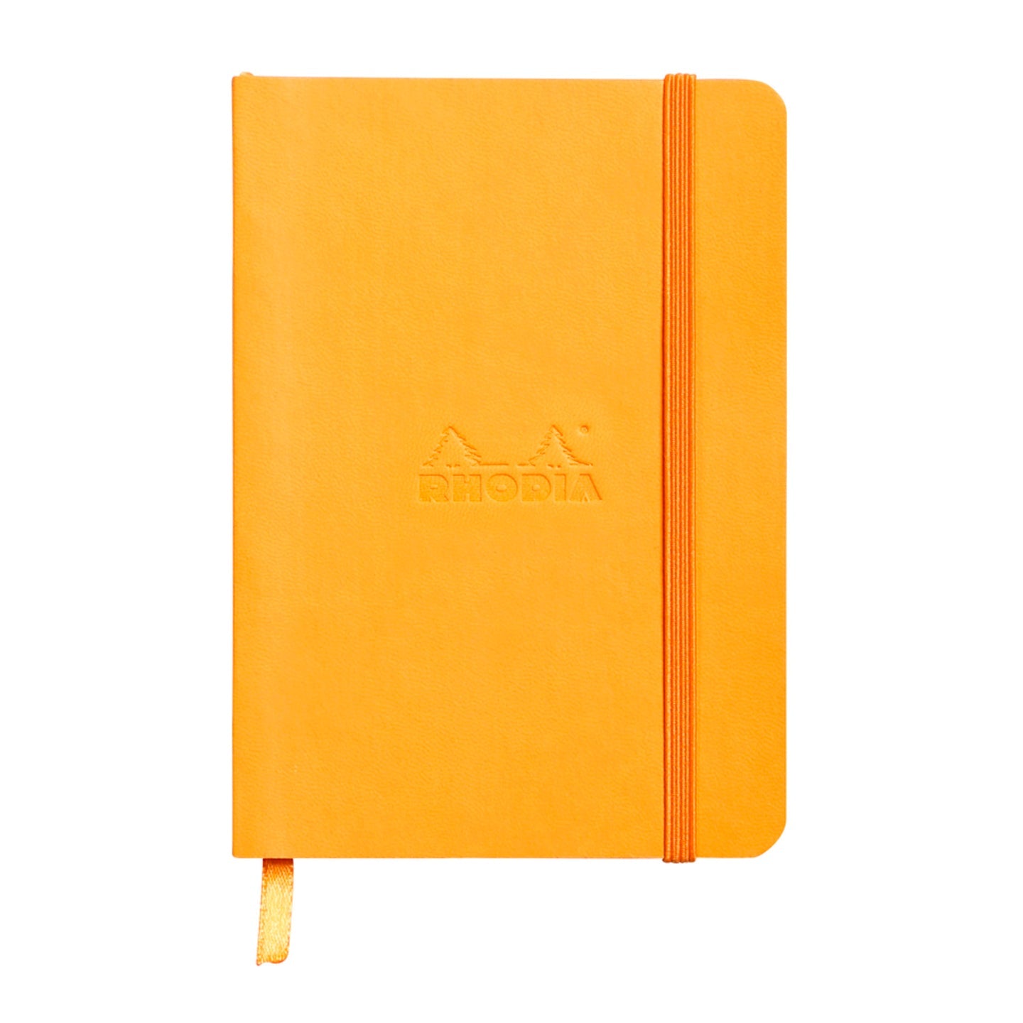 Carnet souple ligné -orange- A6. 144 pages (10.5x14.8cm) RHODIA