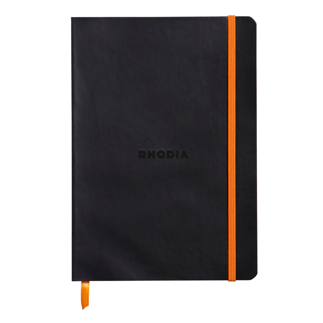 Carnet souple dot -noir- A6. 144 pages (10.5x14.8cm) RHODIA