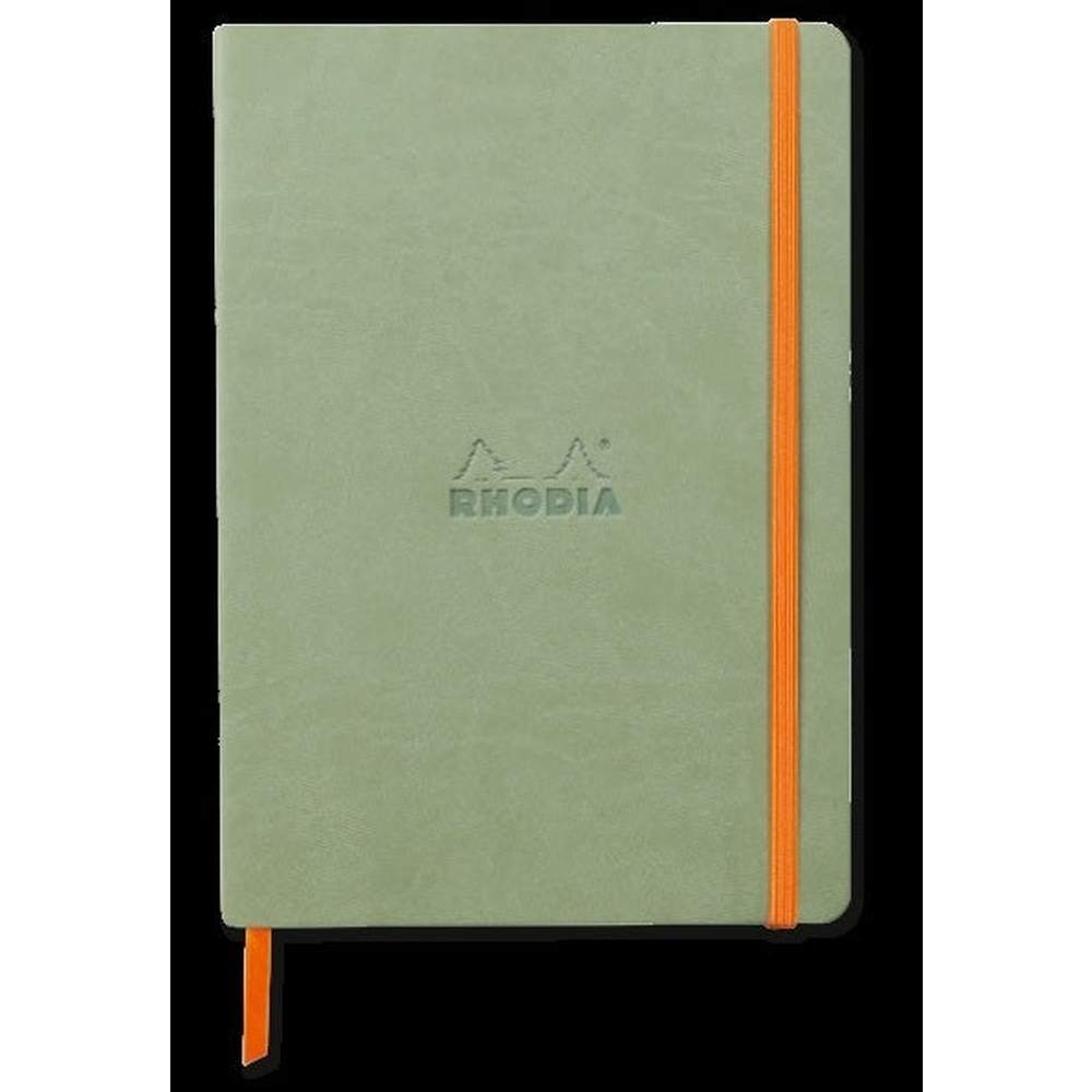 Carnet souple ligné -céladon- A5. 160 pages  (14.8x21cm) RHODIA