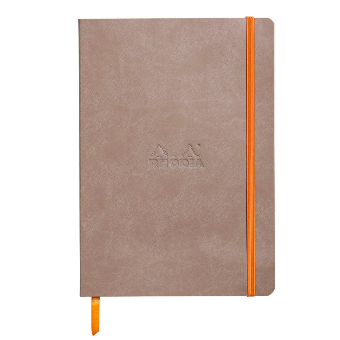 Carnet souple ligné -taupe- A5. 160 pages  (14.8x21cm) RHODIA