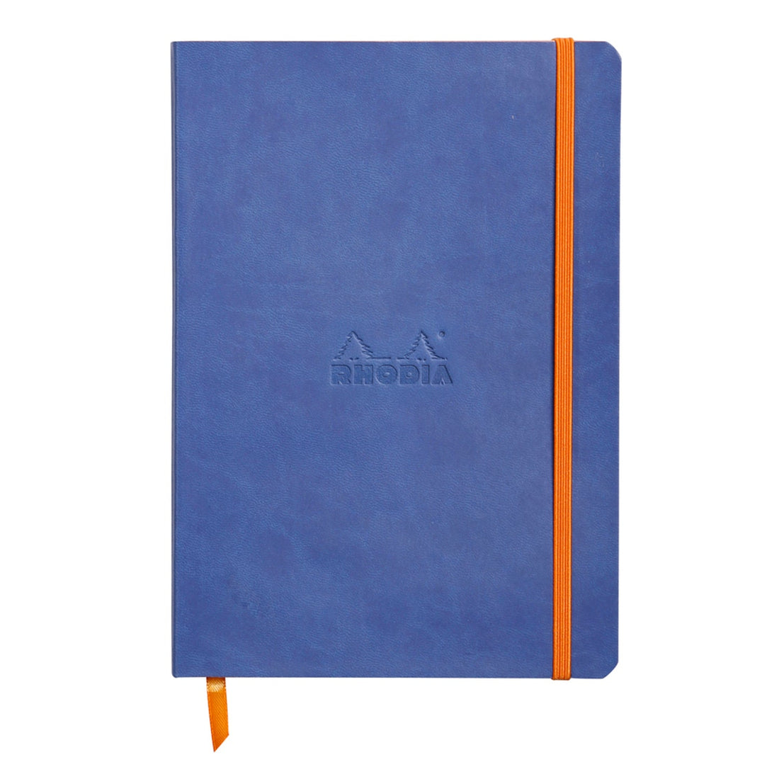 Carnet souple ligné -bleu saphir- A5. 160 pages  (14.8x21cm) RHODIA