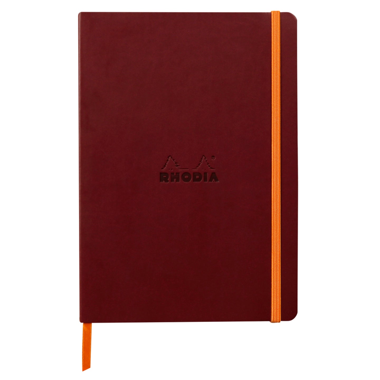Carnet souple dot -lie de vin- A5. 160 pages  (14.8x21cm) RHODIA