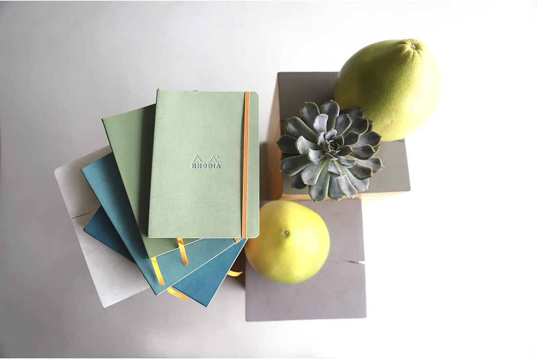Carnet souple dot -céladon- A5. 160 pages  (14.8x21cm) RHODIA
