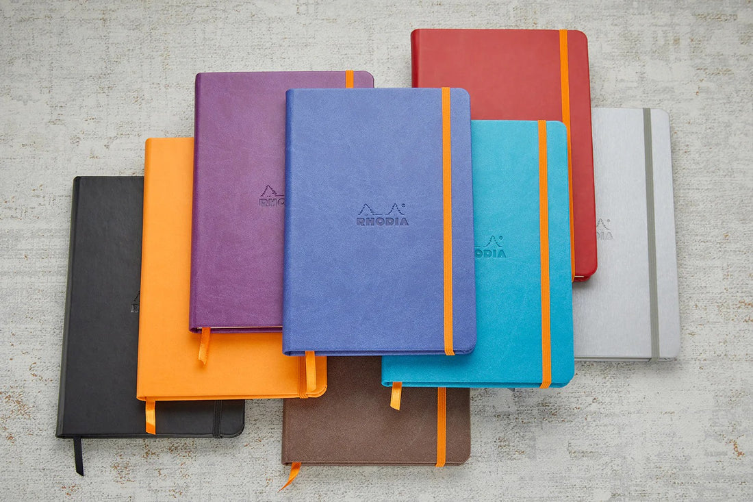 Carnet souple dot -chocolat- A5. 160 pages  (14.8x21cm) RHODIA