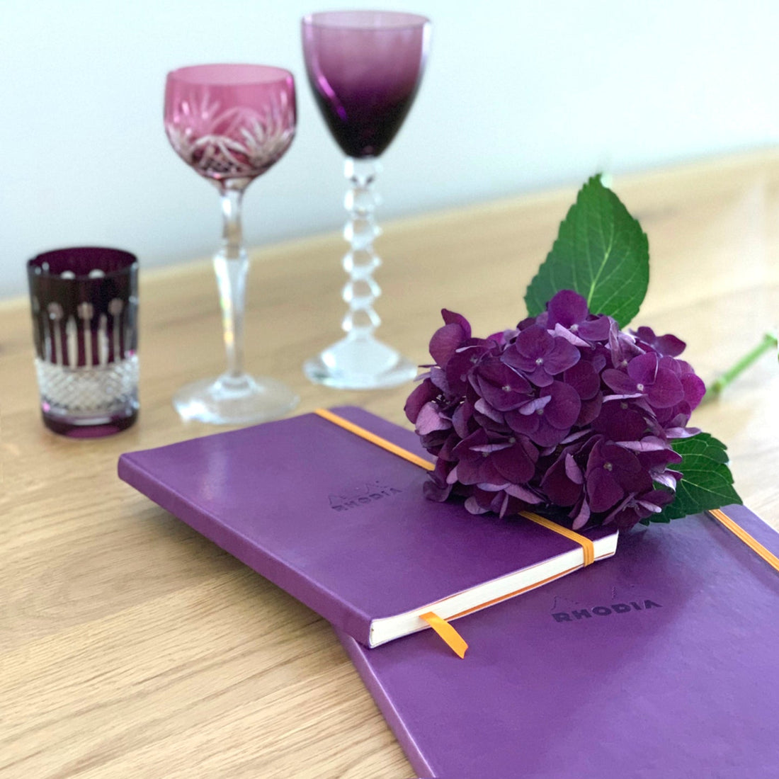 Rhodiarama Couverture souple Dot 5,75X8,25 Violet RHODIA