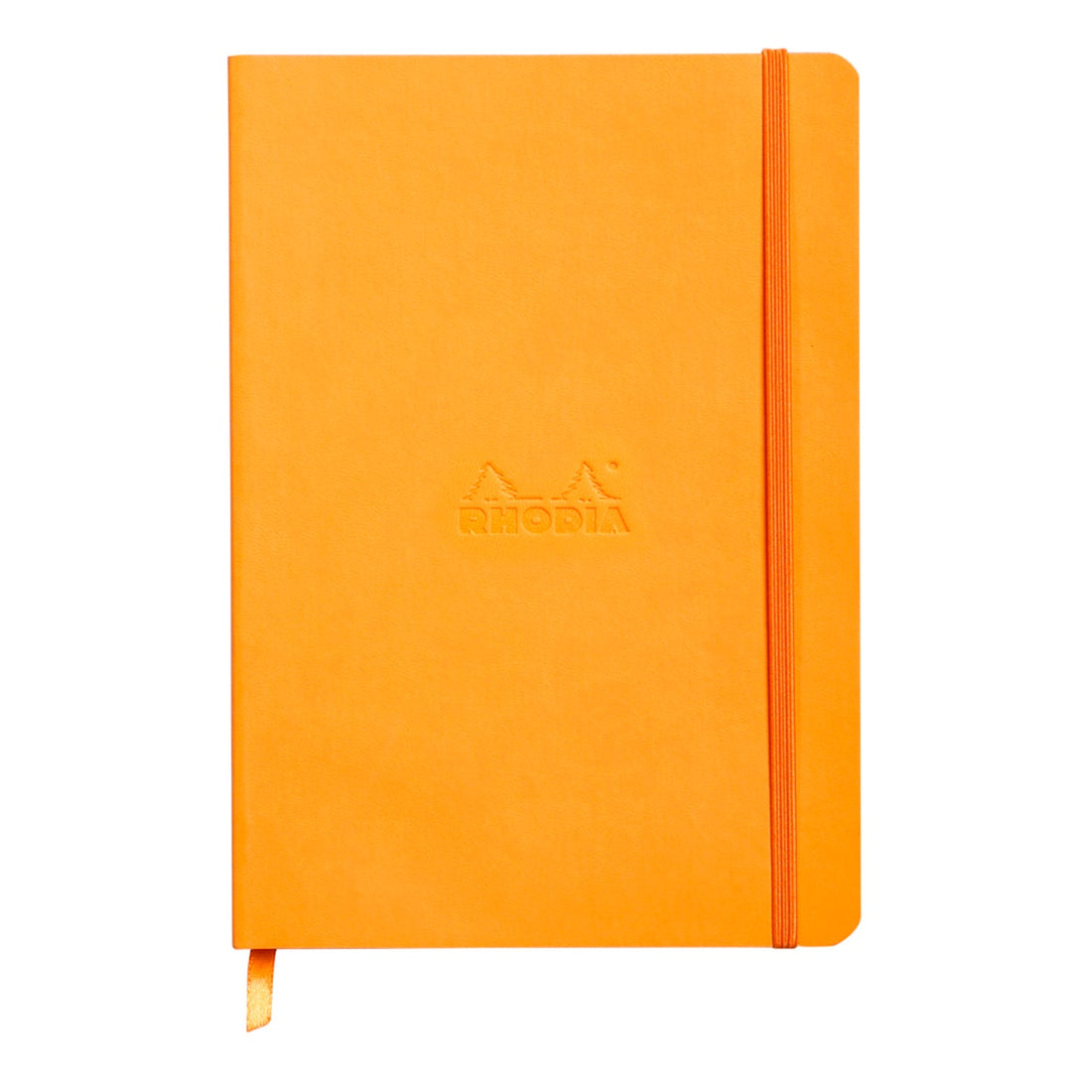 Carnet souple dot -orange- A5. 160 pages  (14.8x21cm) RHODIA