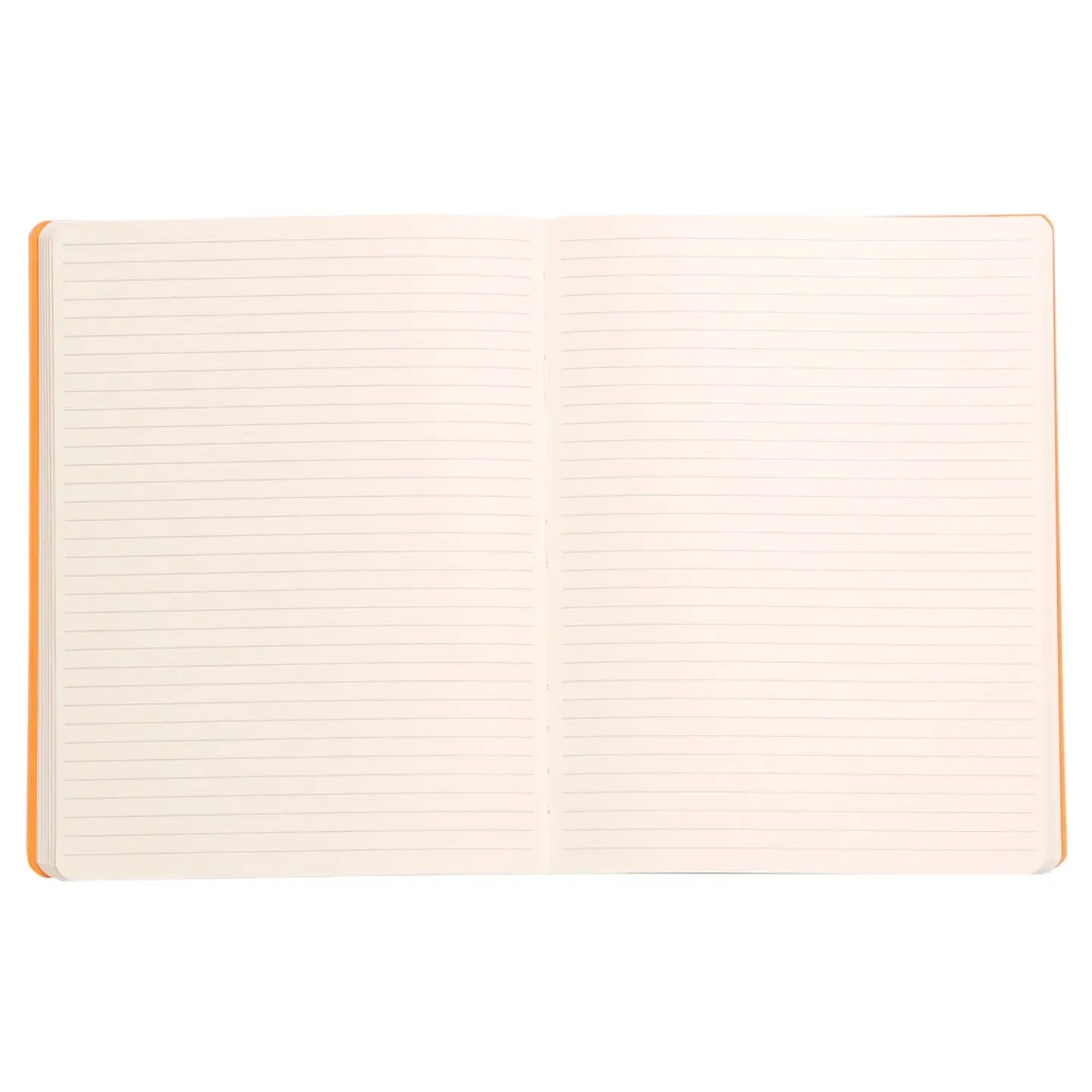 Cahier couverture souple ligné -argent- B5. 160 pages (19x25cm) RHODIA