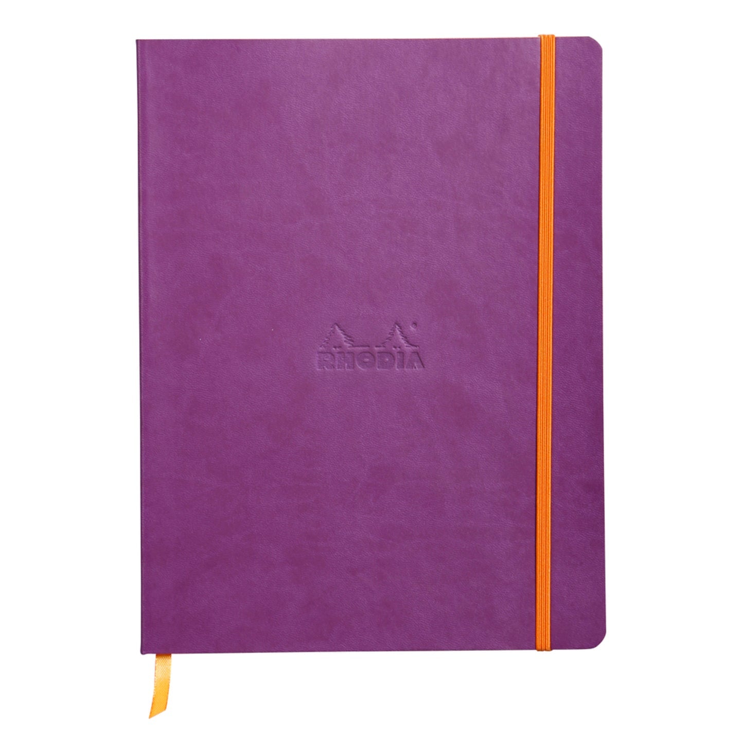 Cahier couverture souple ligné -violet- B5. 160 pages (19x25cm) RHODIA