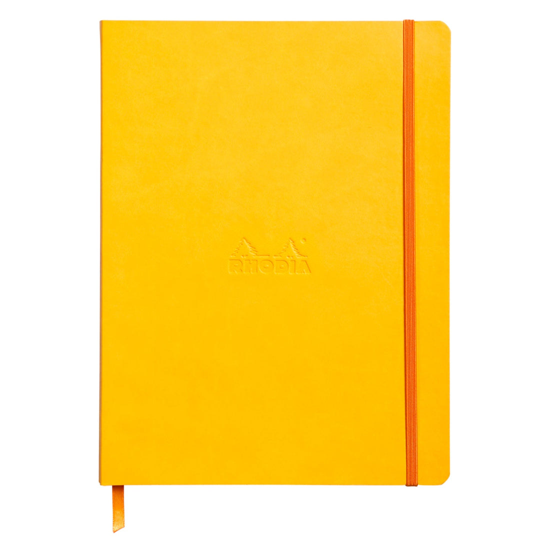 Rhodiarama Cahier  Couverture souple Ligné 7,5 X 9,75 Jonquille Jaune RHODIA