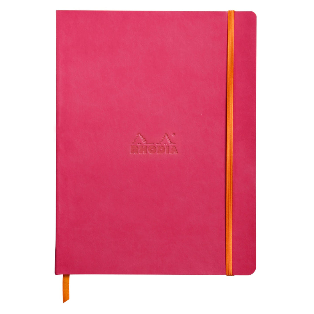 Cahier couverture souple dot -framboise- B5. 160 pages (19x25cm) RHODIA