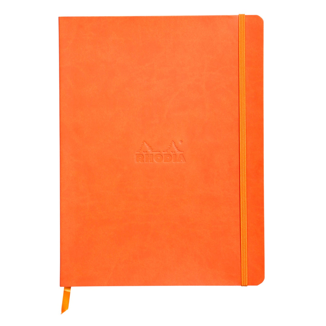 Cahier couverture souple dot -tangerine- B5. 160 pages (19x25cm) RHODIA