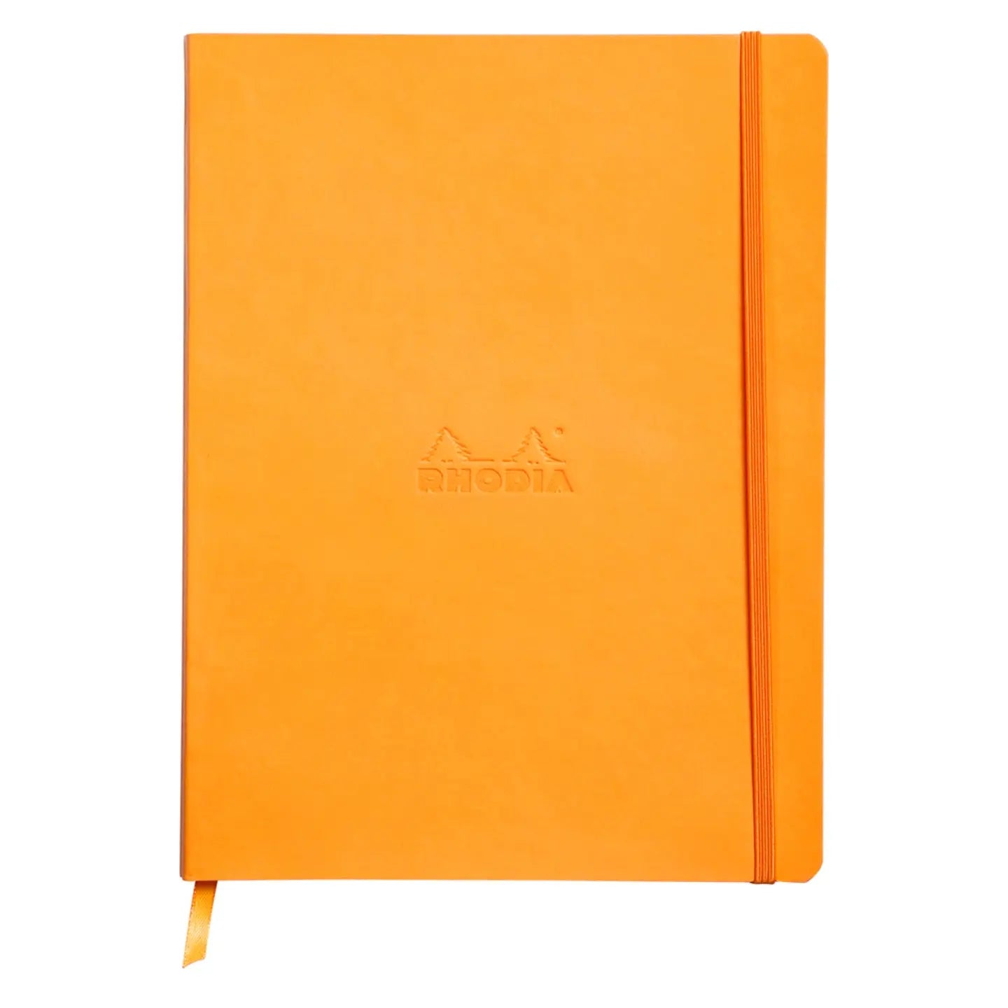 Cahier couverture souple dot -orange- B5. 160 pages (19x25cm) RHODIA