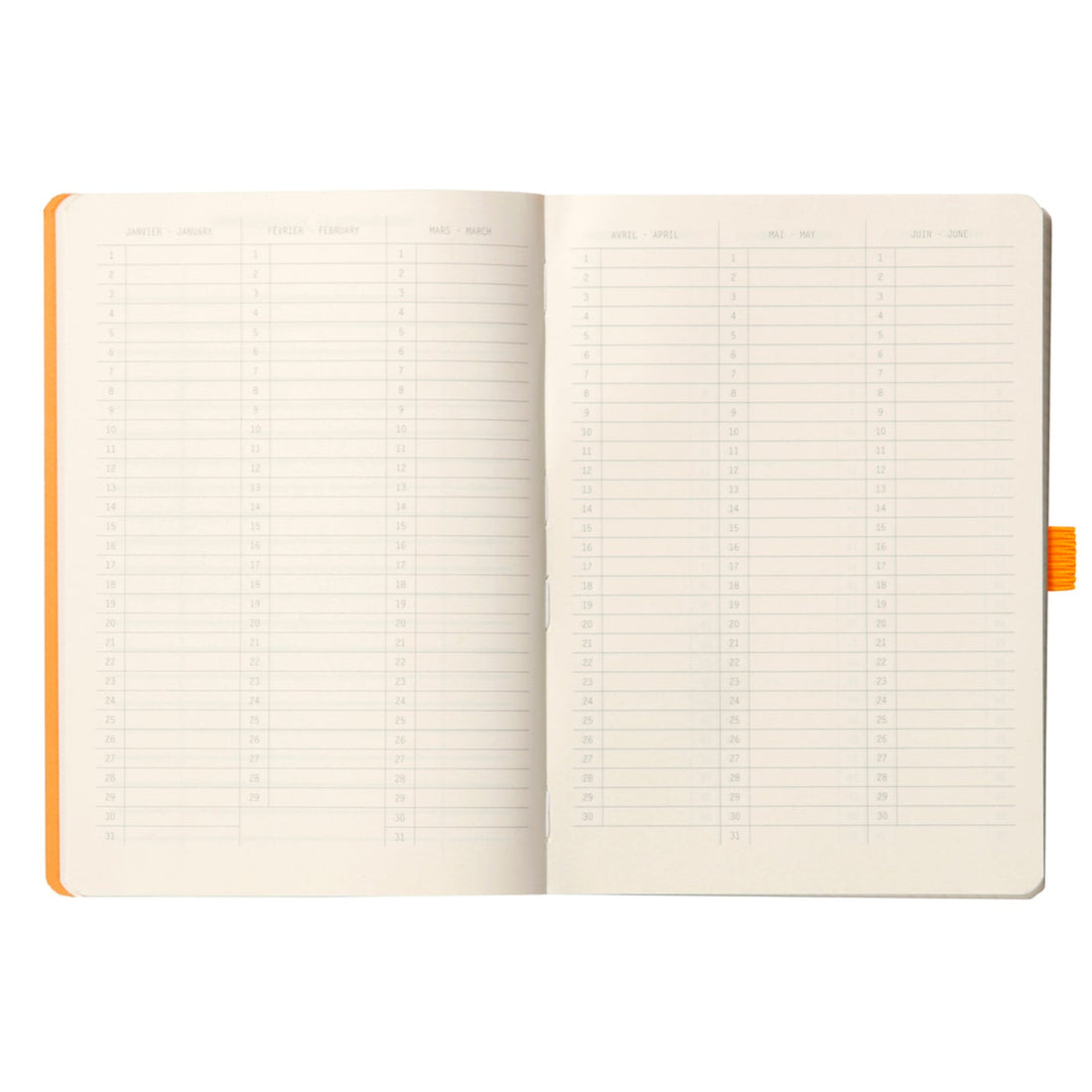 Rhodiarama Cahier de But Dot 5,5X8,5 Taupe RHODIA