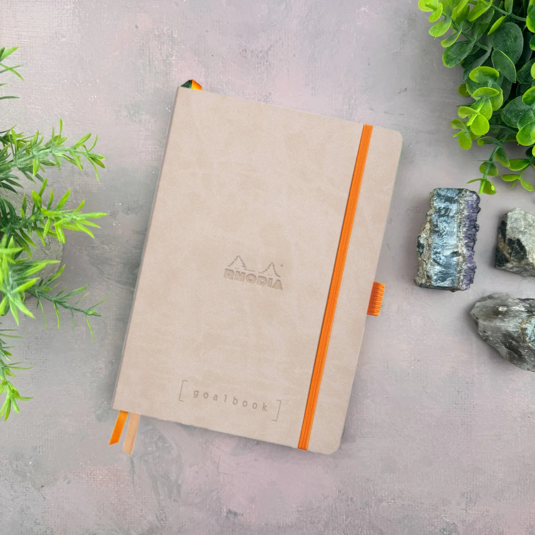 Rhodiarama Cahier de But Dot 5,5X8,5 Beige RHODIA