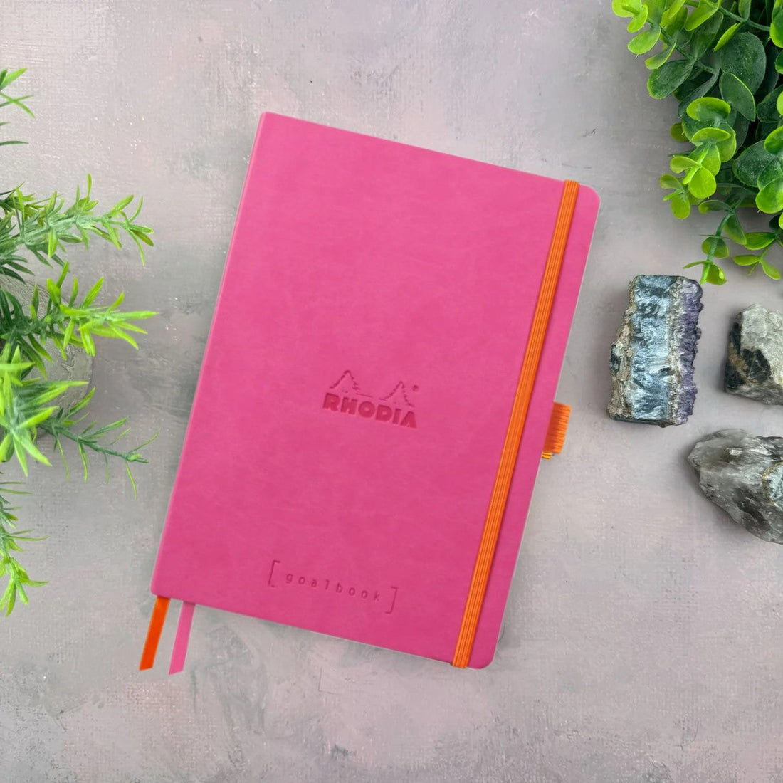 Rhodiarama Cahier de But Dot A5 120F Fuchsia RHODIA