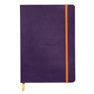 Carnet souple dot -aubergine- A5. 160 pages (14.8x21cm) RHODIA