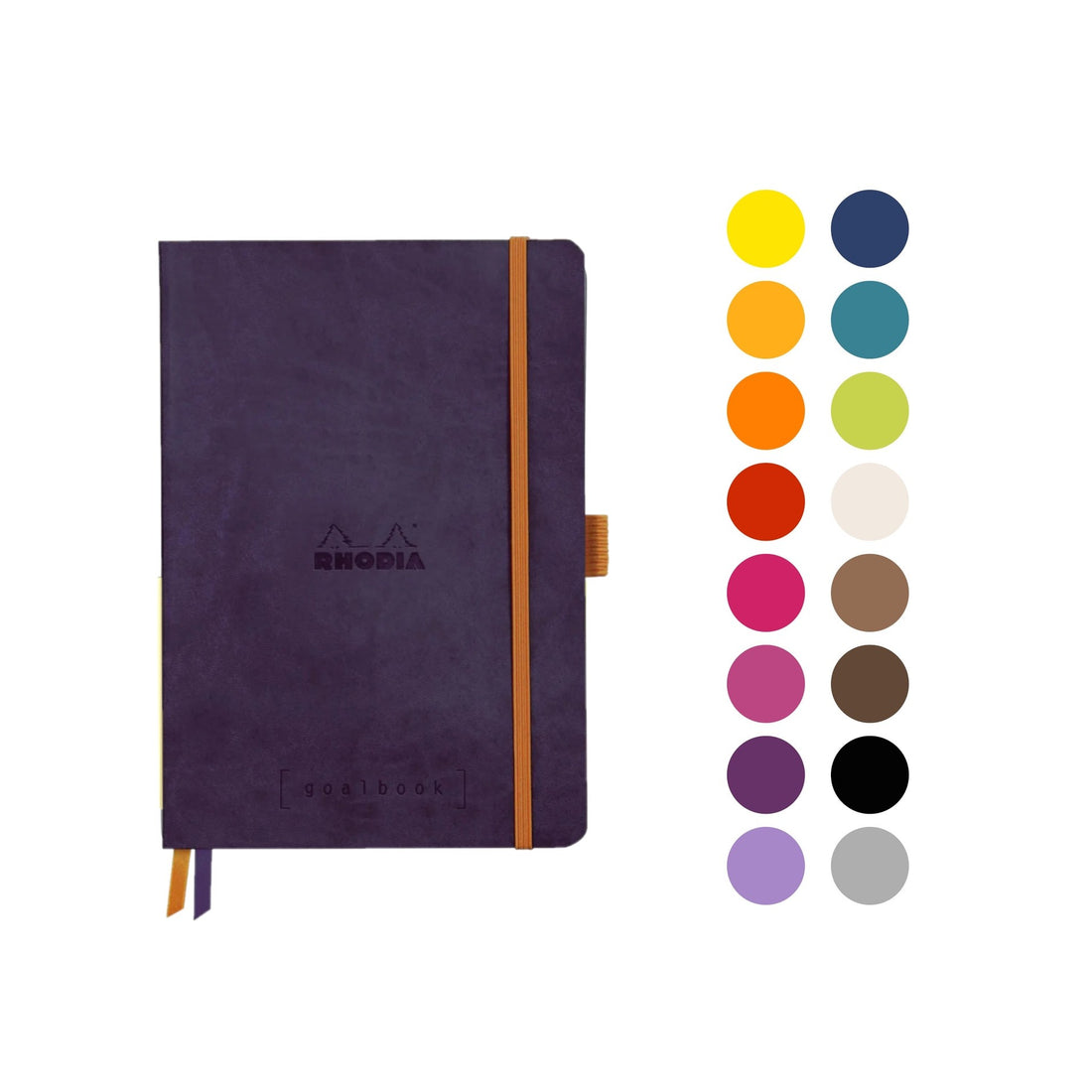 Carnet souple dot -aubergine- A5. 160 pages (14.8x21cm) RHODIA