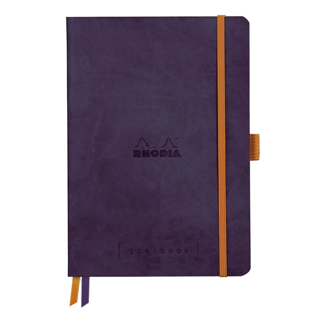 Rhodiarama Cahier de But Dot  A5 120F Aubergine RHODIA