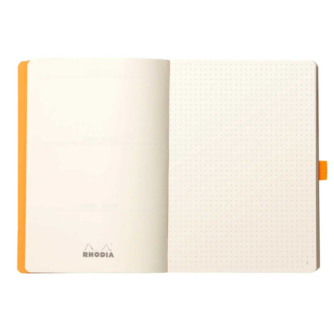Rhodiarama Cahier de But Dot  A5 120F Aubergine RHODIA