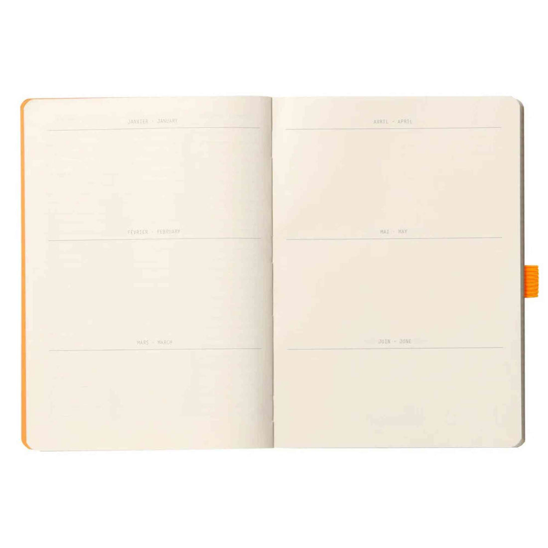 Rhodiarama Cahier de But Dot  A5 120F Aubergine RHODIA