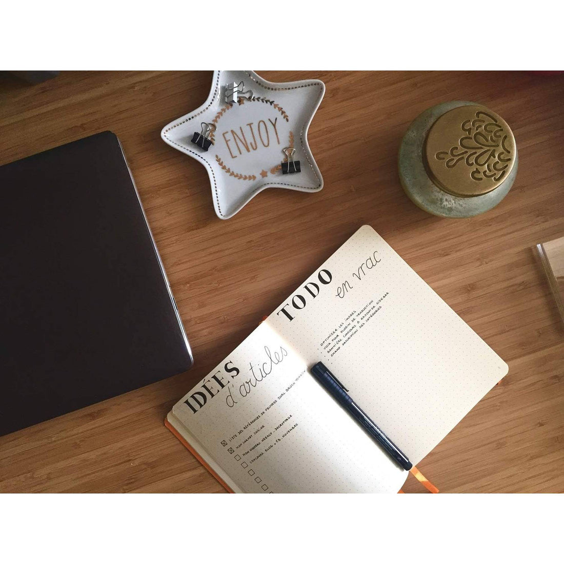 Rhodiarama Cahier de But Dot  A5 120F Aubergine RHODIA