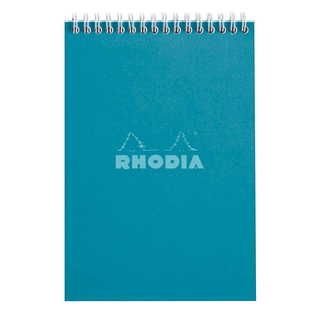 Bloc-notes Rhodia Couleurs quadrillé Paon reliure intégrale 80 feuilles A5
