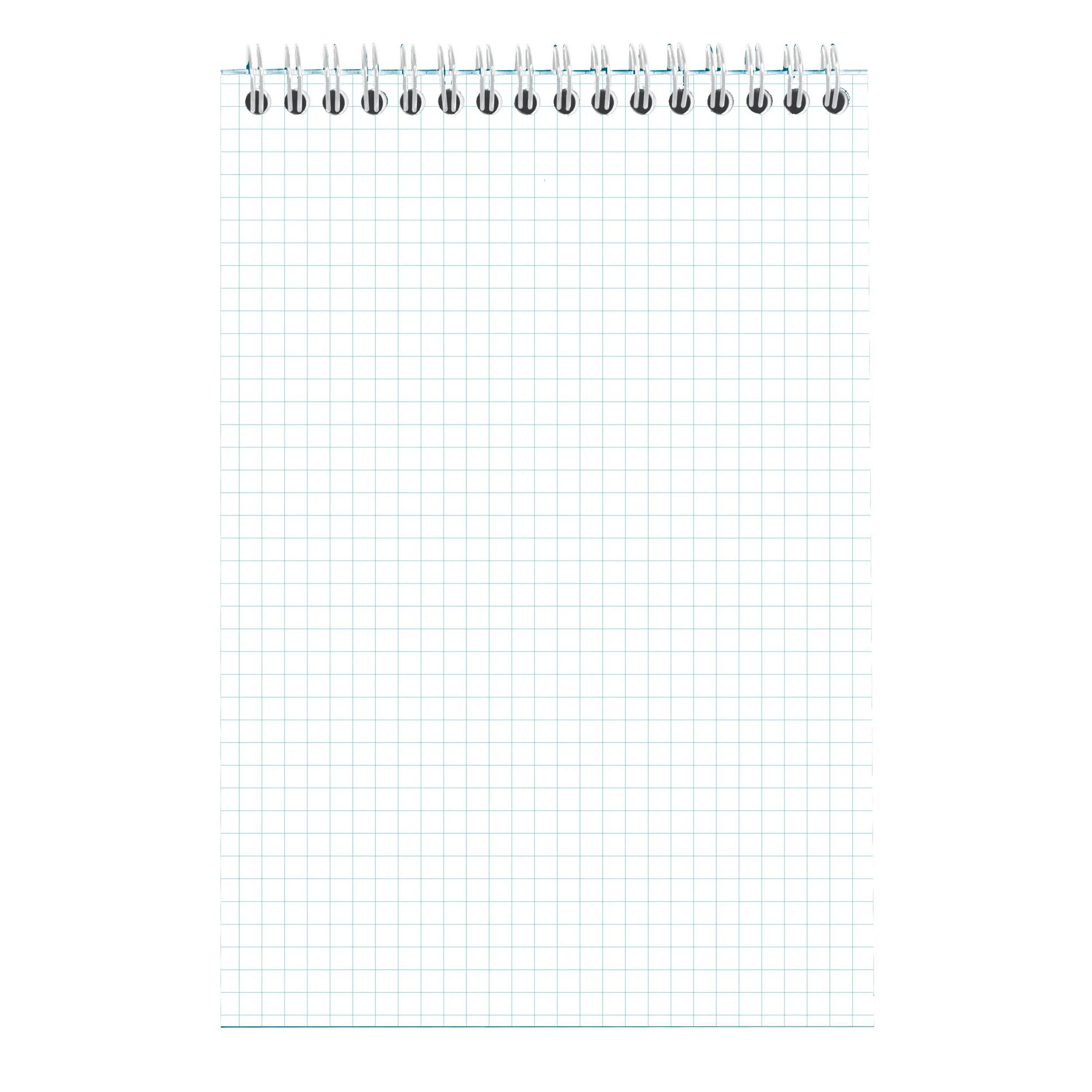 Note Pad Rhodia Couleurs grid peacock wirebound 80 sheets A5