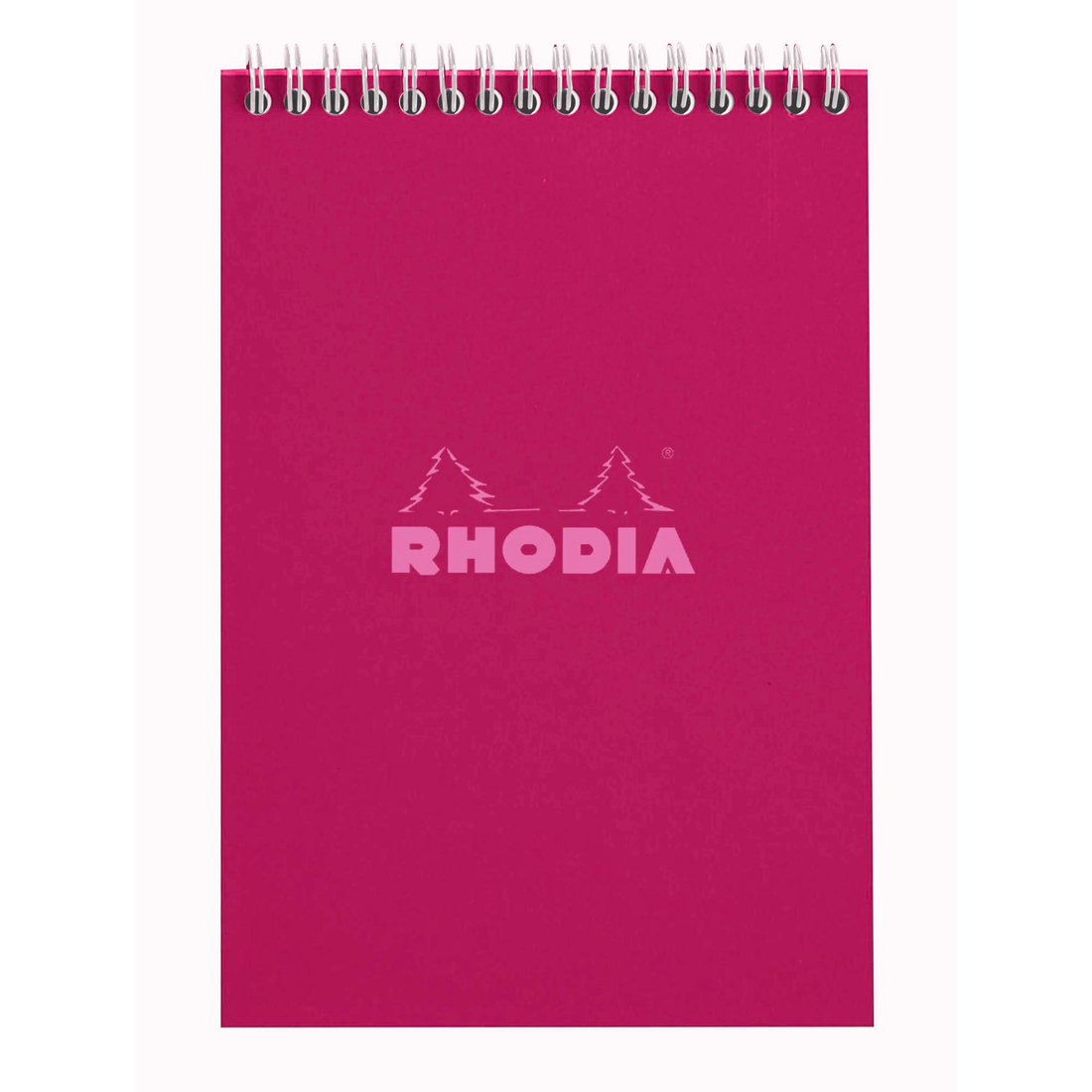 Bloc-notes Rhodia Couleurs quadrillé Prune reliure intégrale 80 feuilles A5
