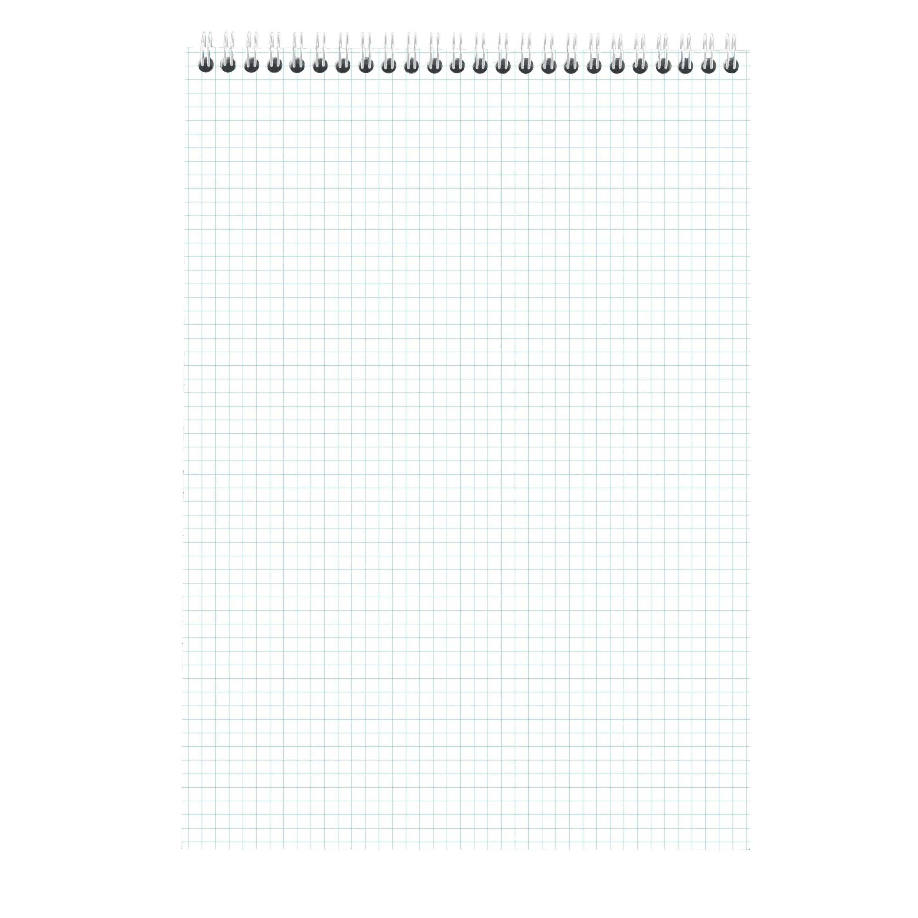Note Pad Rhodia Couleurs grid peacock wirebound 80 sheets A4