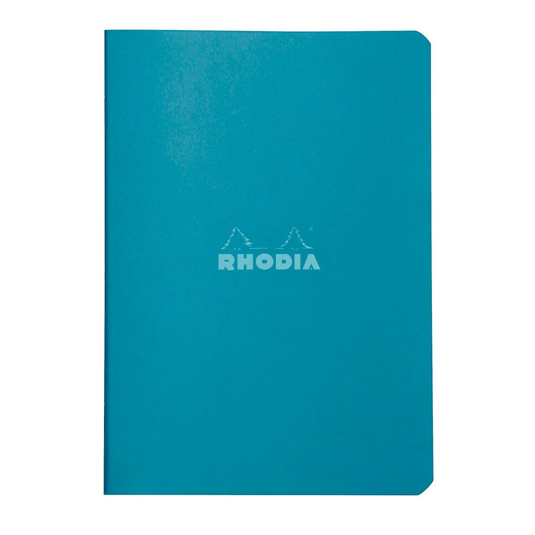 Carnet de notes Rhodia Couleurs quadrillé Paon piqûre 160 pages A5